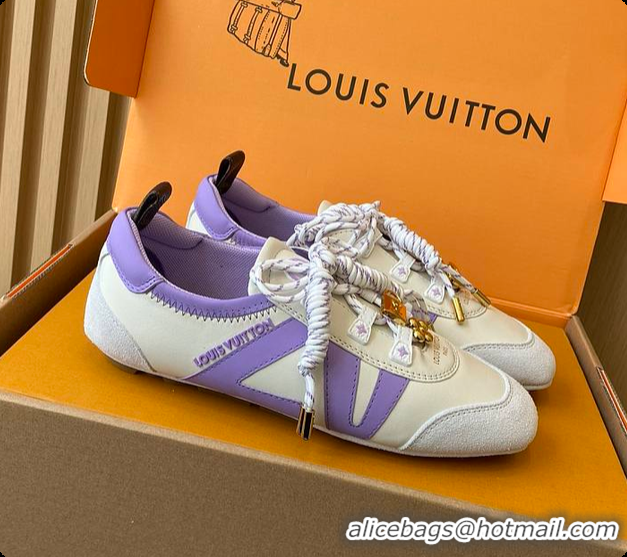 Shop Duplicate Louis Vuitton LV Sneakerina Lilac 60701001