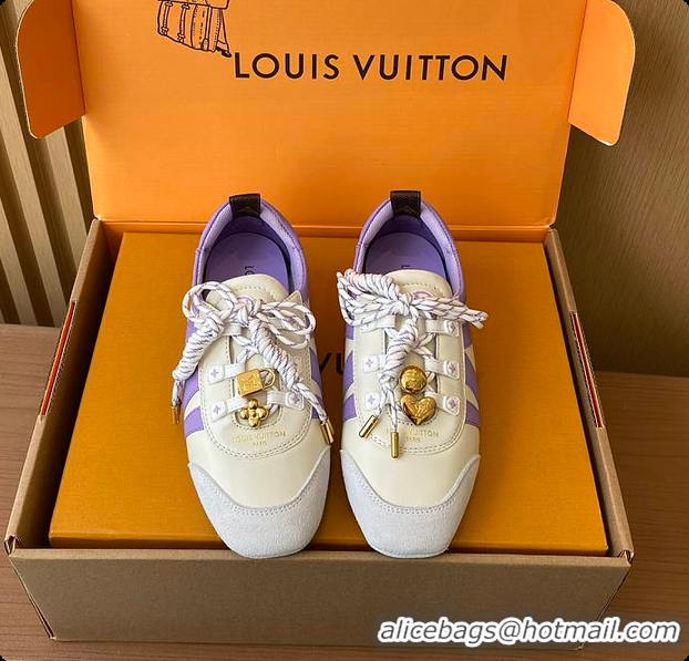 Shop Duplicate Louis Vuitton LV Sneakerina Lilac 60701001