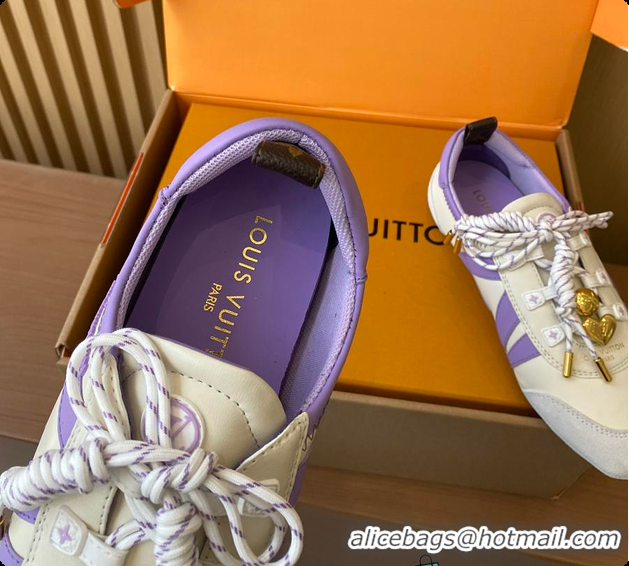 Shop Duplicate Louis Vuitton LV Sneakerina Lilac 60701001