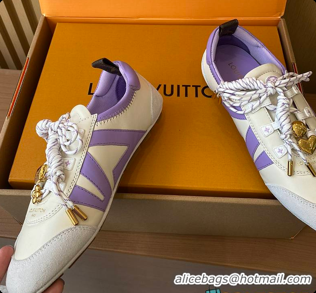Shop Duplicate Louis Vuitton LV Sneakerina Lilac 60701001