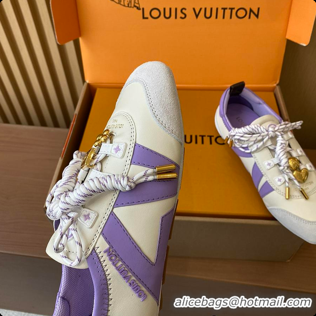 Shop Duplicate Louis Vuitton LV Sneakerina Lilac 60701001