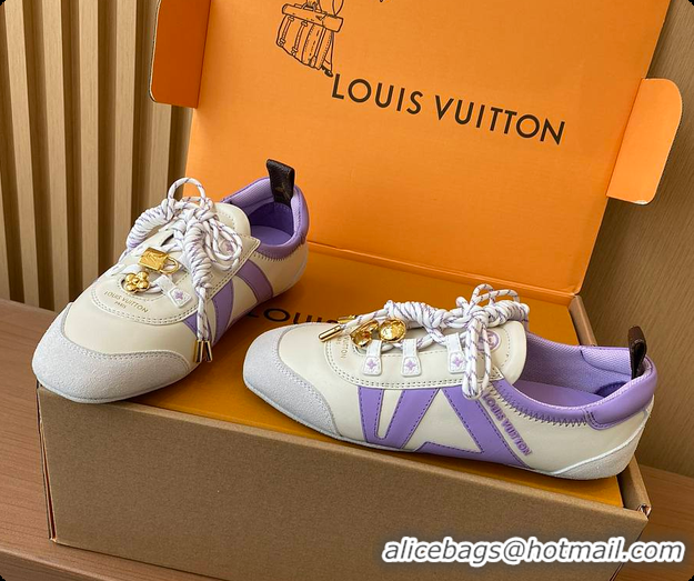 Shop Duplicate Louis Vuitton LV Sneakerina Lilac 60701001