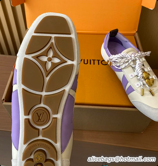 Shop Duplicate Louis Vuitton LV Sneakerina Lilac 60701001