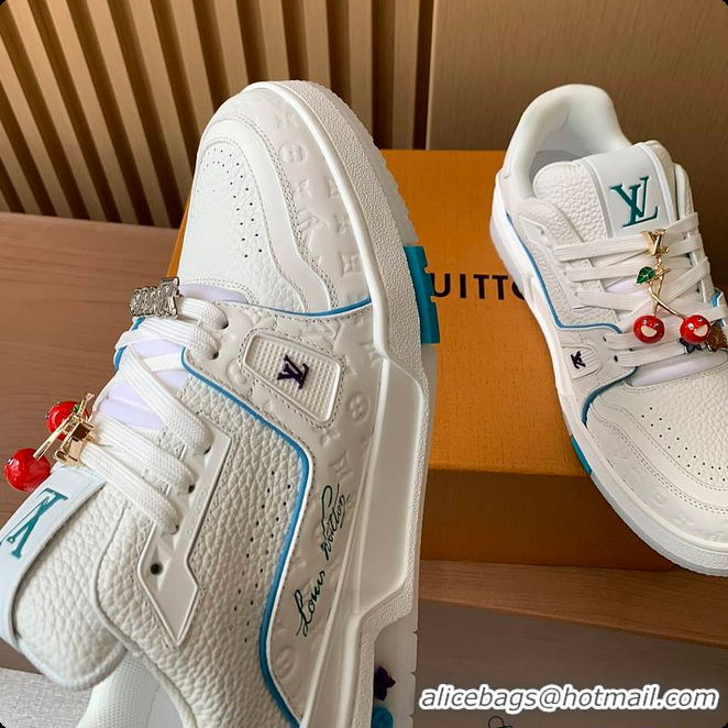 Trendy Design Louis Vuitton LV Trainer line Blue 60701002