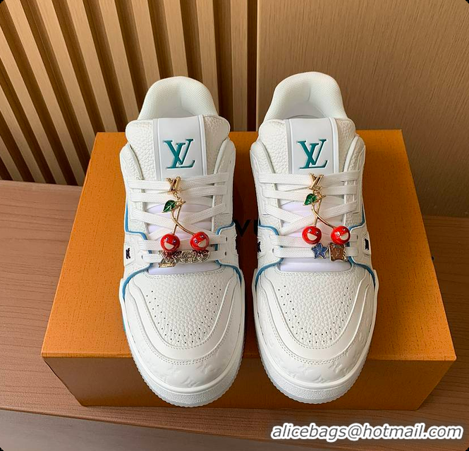 Trendy Design Louis Vuitton LV Trainer line Blue 60701002