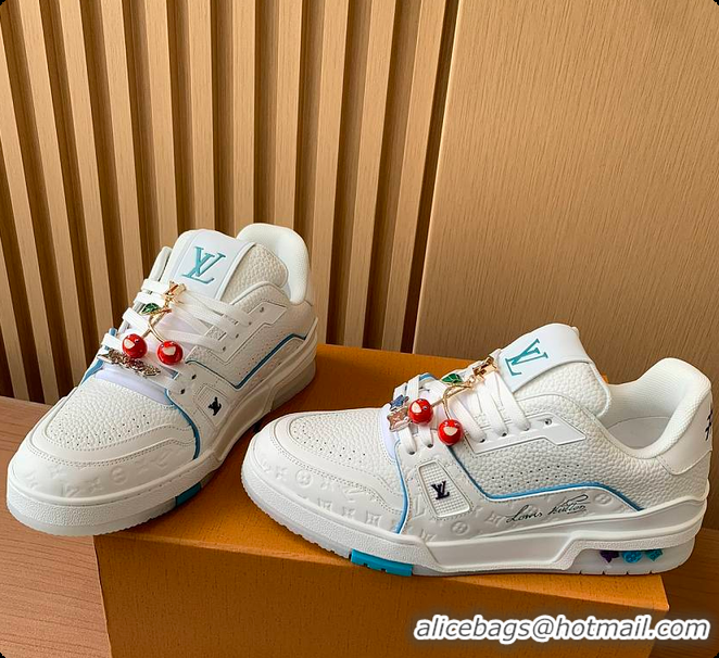 Trendy Design Louis Vuitton LV Trainer line Blue 60701002