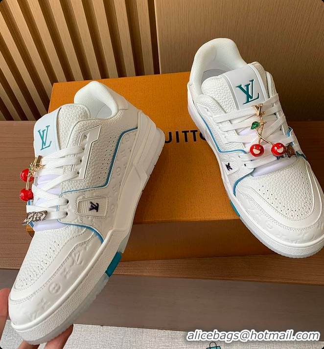 Trendy Design Louis Vuitton LV Trainer line Blue 60701002