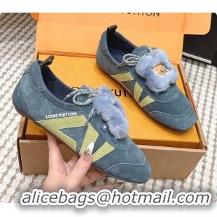 Buy Luxury Louis Vuitton LV Sneakerina Blue 60701006