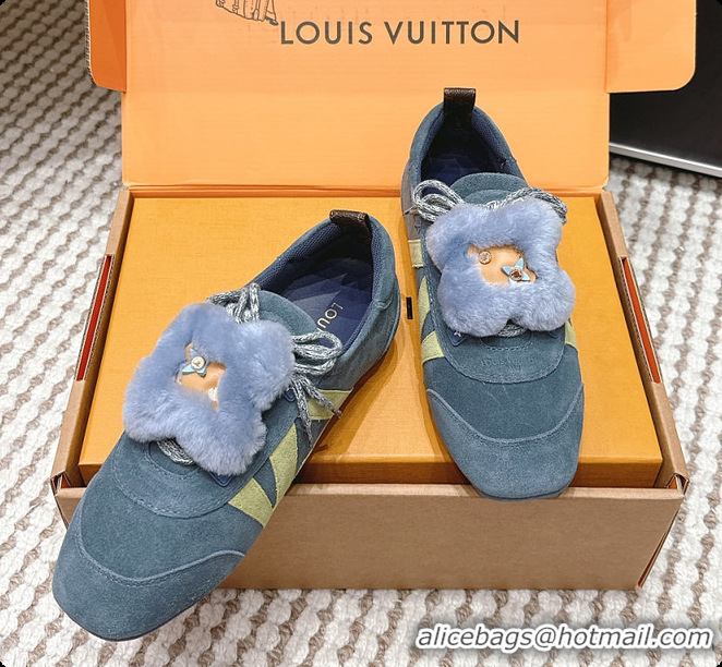 Buy Luxury Louis Vuitton LV Sneakerina Blue 60701006