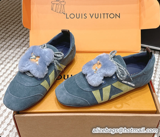Buy Luxury Louis Vuitton LV Sneakerina Blue 60701006
