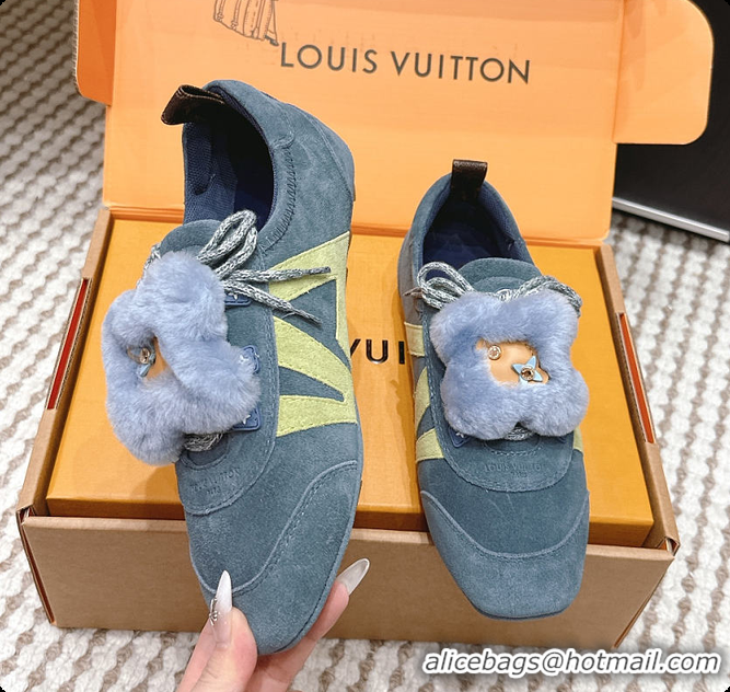 Buy Luxury Louis Vuitton LV Sneakerina Blue 60701006