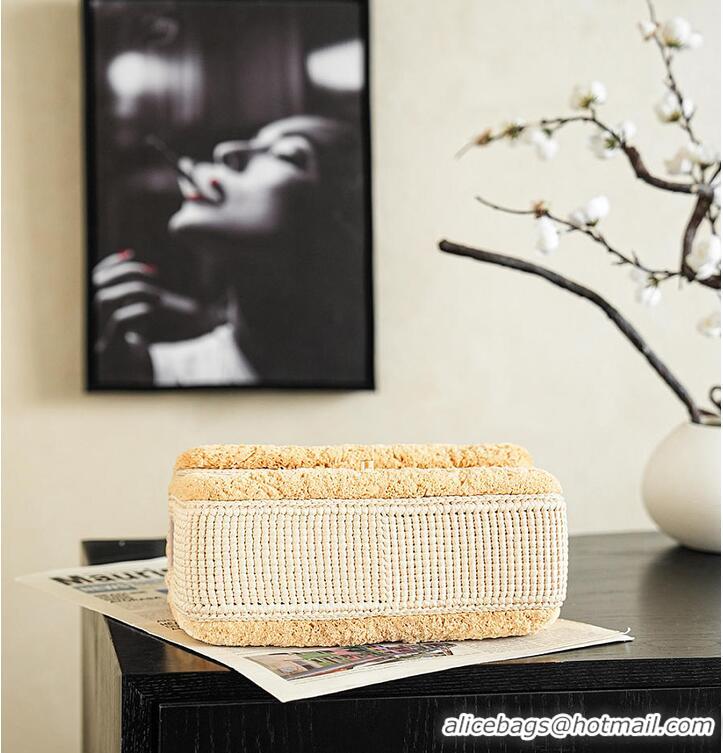 Pretty Style Chanel Coco Beach Flap Bag Braided Raffia & Gold-Tone Metal AS1265 Beige 2026