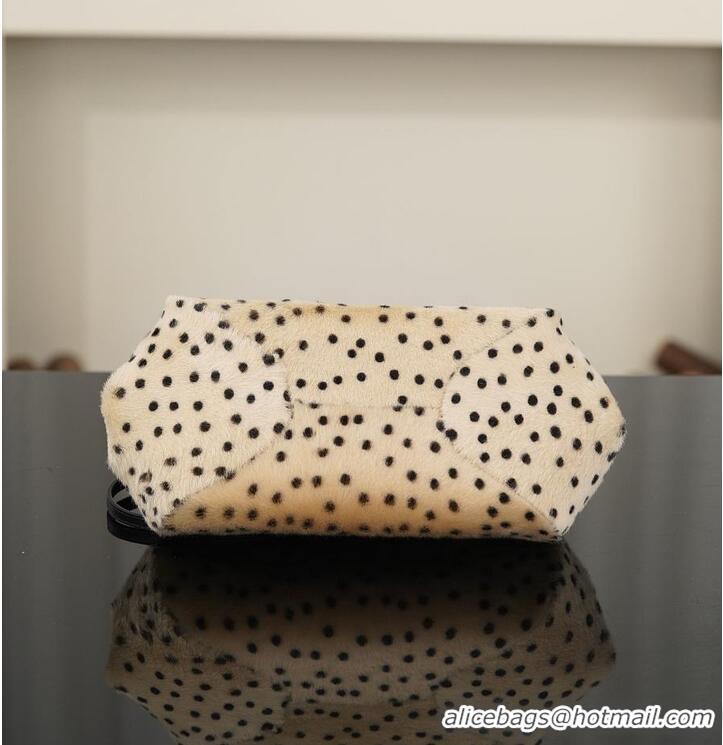 Famous Brand Chanel MeTIERS D'ART CLUTCH WITH CHAIN Lambskin AS2593 Light Beige/Black 2026