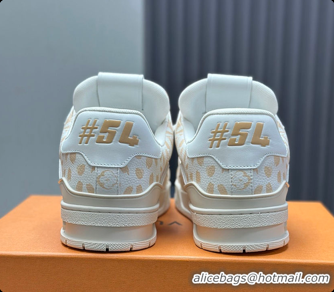 Low Cost Louis Vuitton LV Trainer Sneaker Beige 60701008