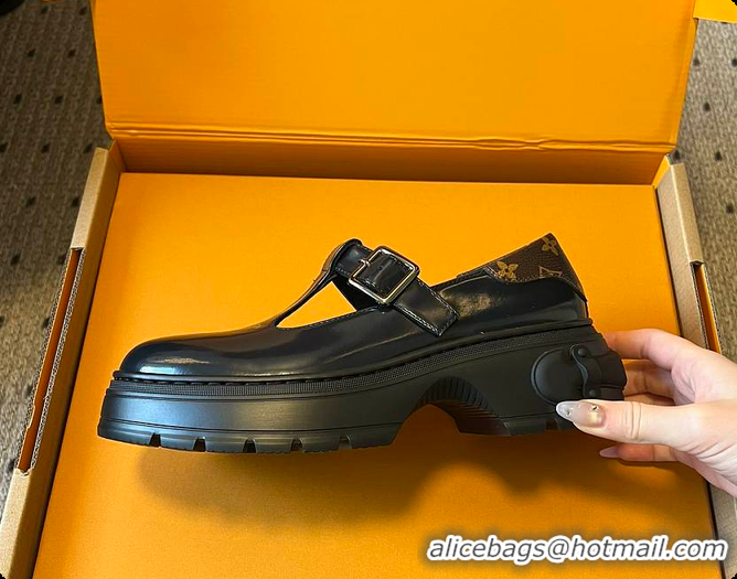 Buy Discount Louis Vuitton LV Squad Mary Jane Black 60701009