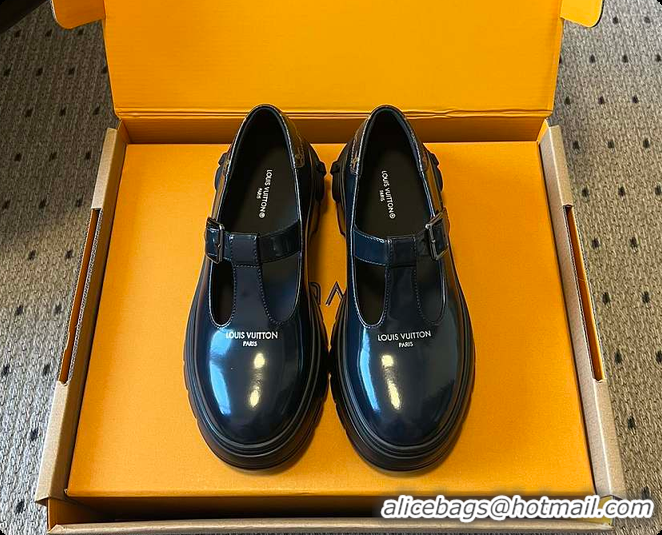 Buy Discount Louis Vuitton LV Squad Mary Jane Black 60701009