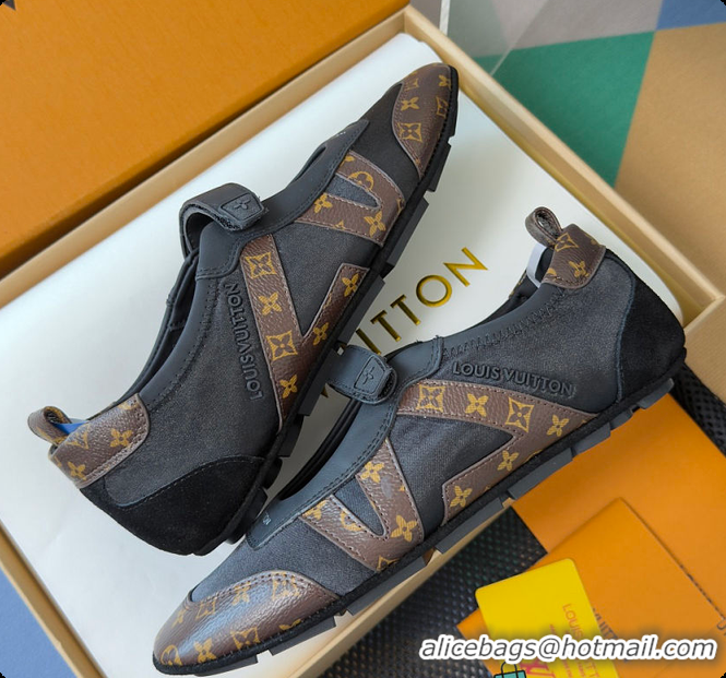 Pretty Style Louis Vuitton LV Sneakerina Mary Jane Black 60701010
