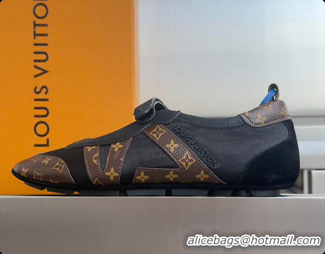 Pretty Style Louis Vuitton LV Sneakerina Mary Jane Black 60701010