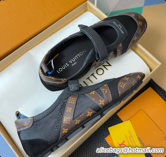 Pretty Style Louis Vuitton LV Sneakerina Mary Jane Black 60701010