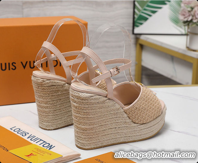 Discount Louis Vuitton LV Mare Wedge Sandal Nude 60701011