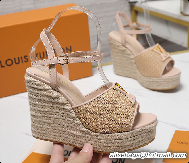 Discount Louis Vuitton LV Mare Wedge Sandal Nude 60701011