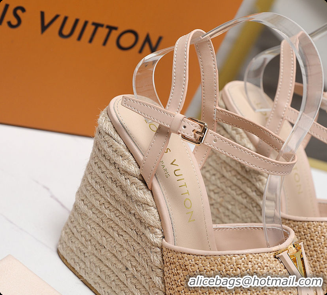 Discount Louis Vuitton LV Mare Wedge Sandal Nude 60701011