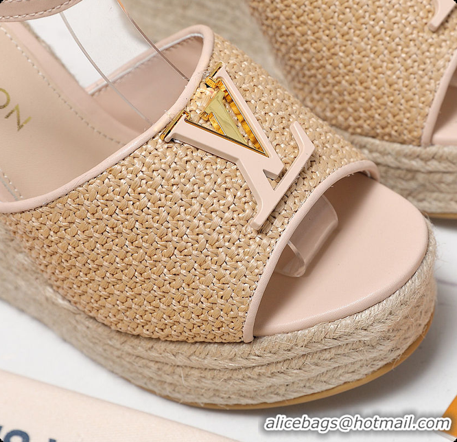 Discount Louis Vuitton LV Mare Wedge Sandal Nude 60701011