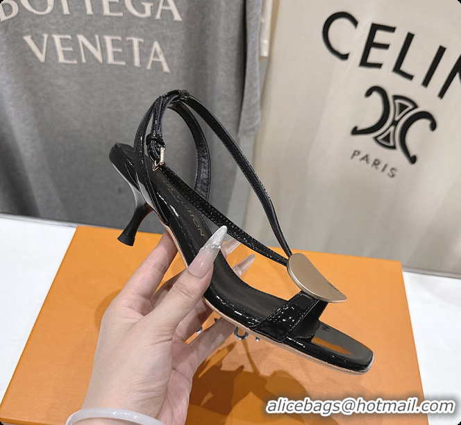 Hot Style Louis Vuitton LV Treasure Sandal Black 60701013