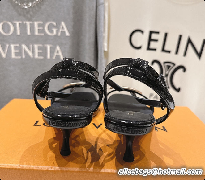 Hot Style Louis Vuitton LV Treasure Sandal Black 60701013
