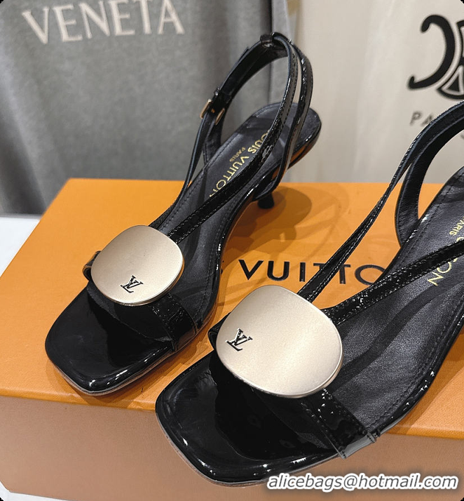 Hot Style Louis Vuitton LV Treasure Sandal Black 60701013