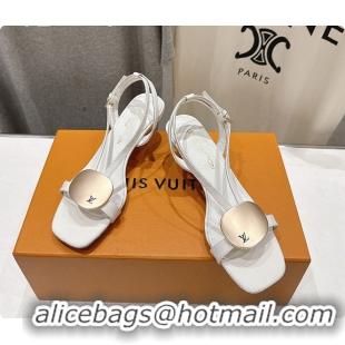 Good Quality Louis Vuitton LV Treasure Sandal White 60701014