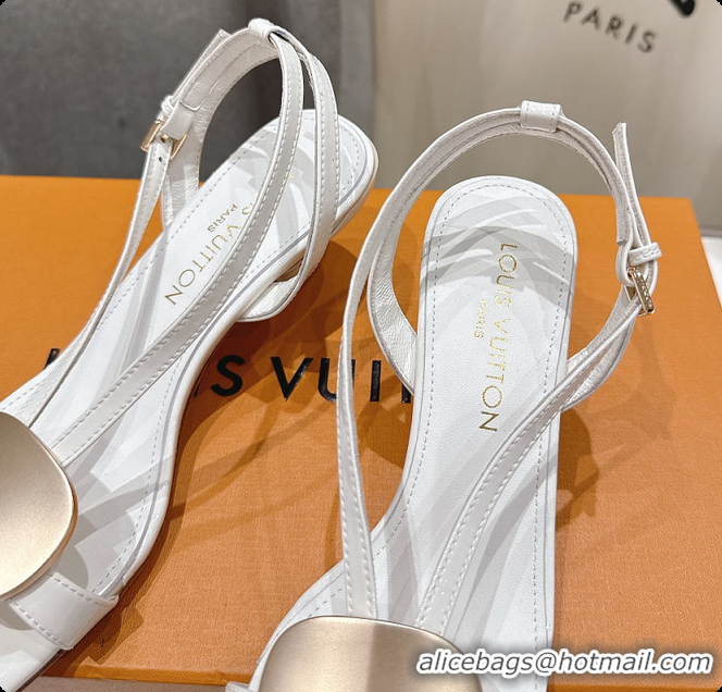 Good Quality Louis Vuitton LV Treasure Sandal White 60701014