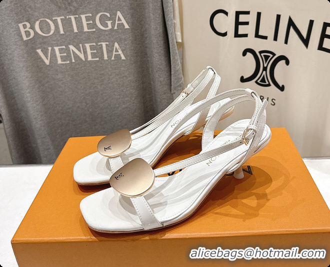 Good Quality Louis Vuitton LV Treasure Sandal White 60701014