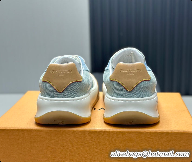 Most Popular Louis Vuitton LV Tilted Sneaker Blue Denim 60701015