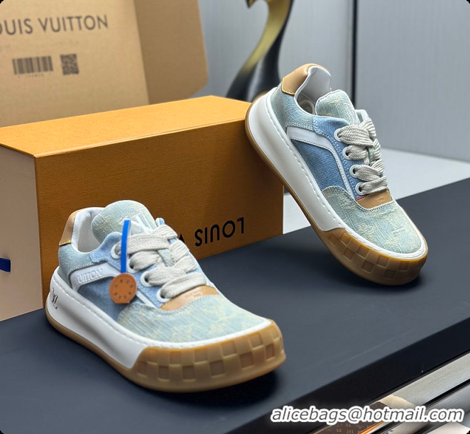 Most Popular Louis Vuitton LV Tilted Sneaker Blue Denim 60701015