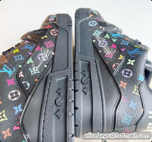 Shop Duplicate Louis Vuitton LV x TM LV Trainers Black 60701020