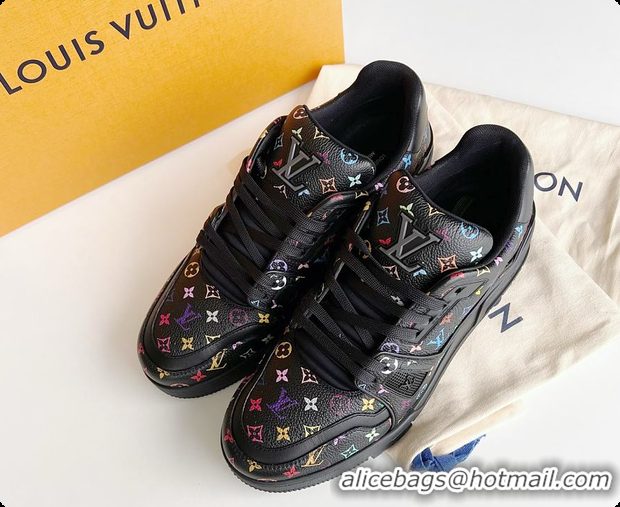 Shop Duplicate Louis Vuitton LV x TM LV Trainers Black 60701020