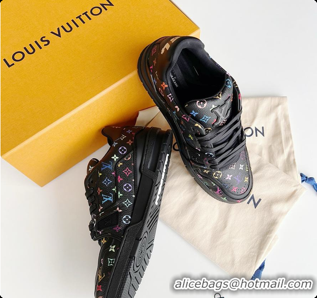 Shop Duplicate Louis Vuitton LV x TM LV Trainers Black 60701020