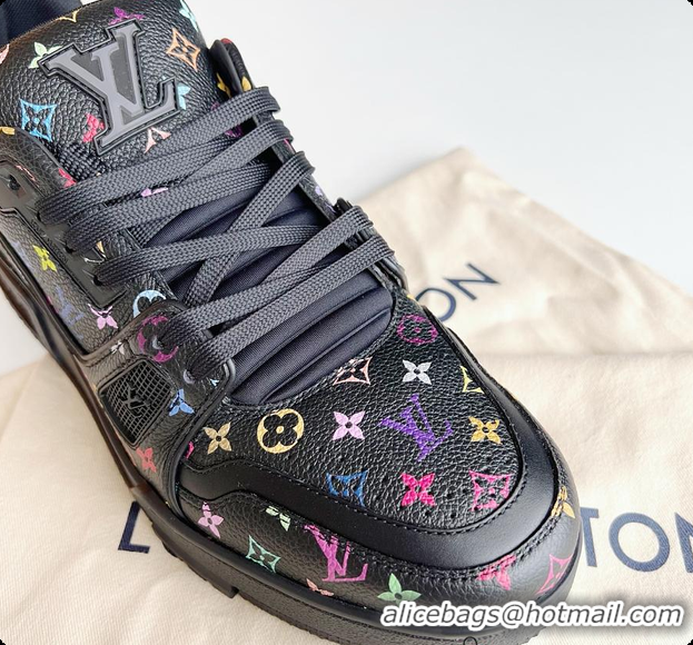 Shop Duplicate Louis Vuitton LV x TM LV Trainers Black 60701020