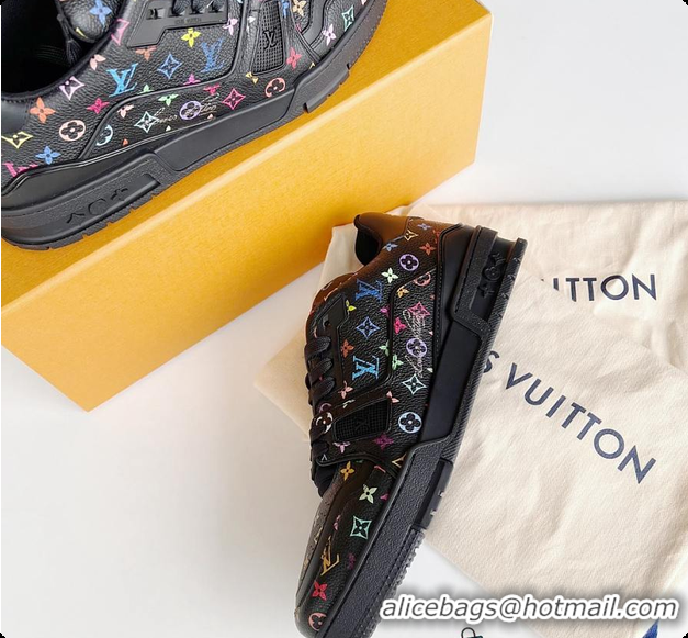 Shop Duplicate Louis Vuitton LV x TM LV Trainers Black 60701020