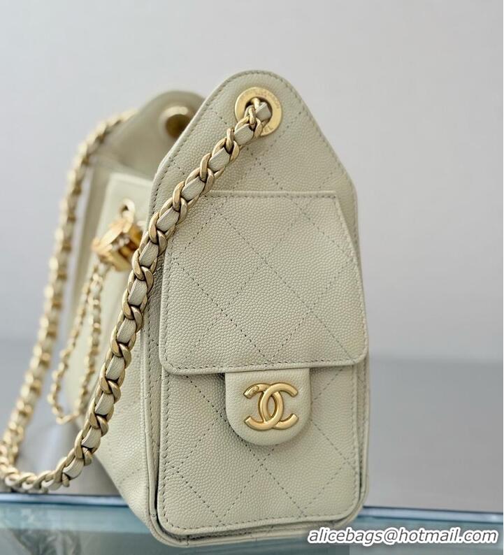 Well Crafted Chanel 25 MINI HANDBAG Grained Calfskin & Gold-Tone Metal AS5631 Beige Spring Summer 2026