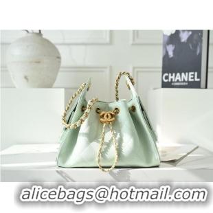Best Product Chanel 25 MINI HANDBAG Grained Calfskin & Gold-Tone Metal AS5631 Light Green Spring Summer 2026