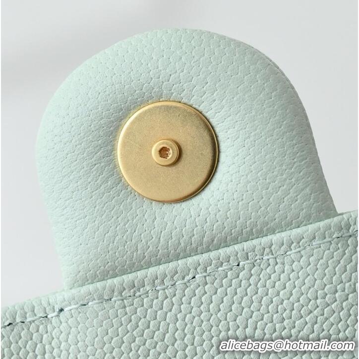 Best Product Chanel 25 MINI HANDBAG Grained Calfskin & Gold-Tone Metal AS5631 Light Green Spring Summer 2026