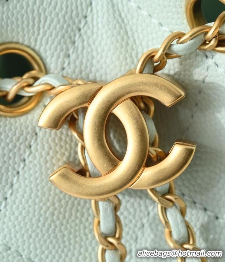 Best Product Chanel 25 MINI HANDBAG Grained Calfskin & Gold-Tone Metal AS5631 Light Green Spring Summer 2026