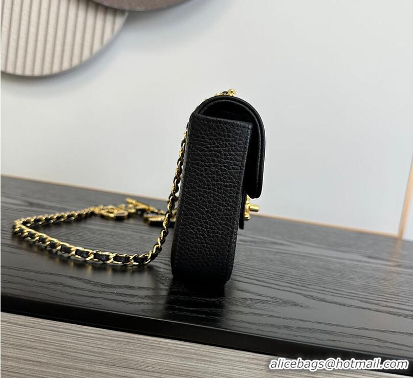 Grade Cheap Chanel Metiers D'Art Flap bag & Gold-Tone Metal AS5313 Black 2026