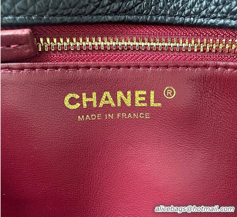 Grade Cheap Chanel Metiers D'Art Flap bag & Gold-Tone Metal AS5313 Black 2026