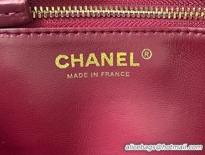 Market Sells Chanel Metiers D'Art Flap Bag & Gold-Tone Metal AS5313 Burgundy Croc Embossed 2026