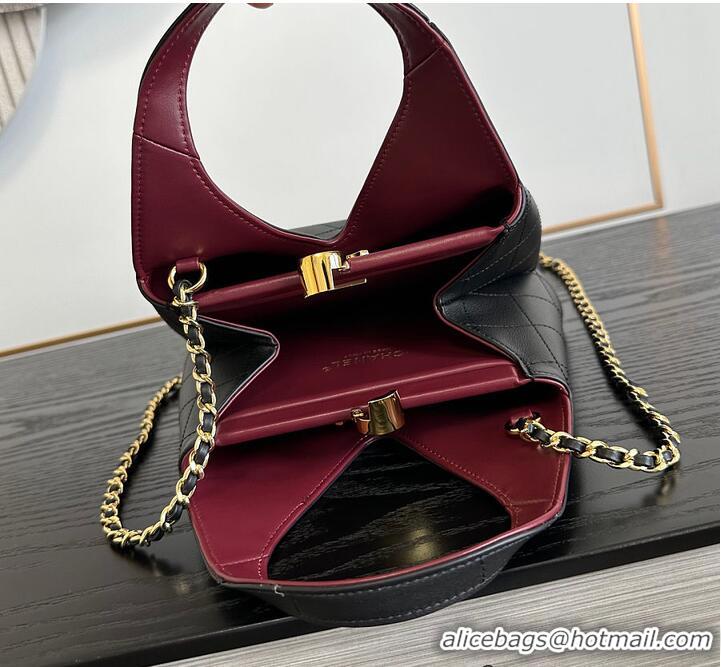 Buy Promotional Chanel Metiers D'art Shopping Bag Calfskin & Gold-Tone Metal AS5314 Black 2026