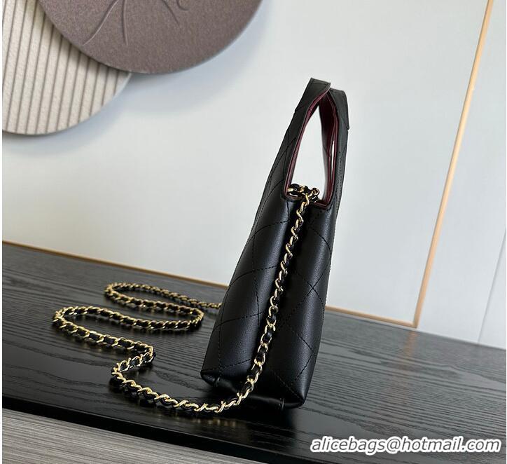 Buy Promotional Chanel Metiers D'art Shopping Bag Calfskin & Gold-Tone Metal AS5314 Black 2026