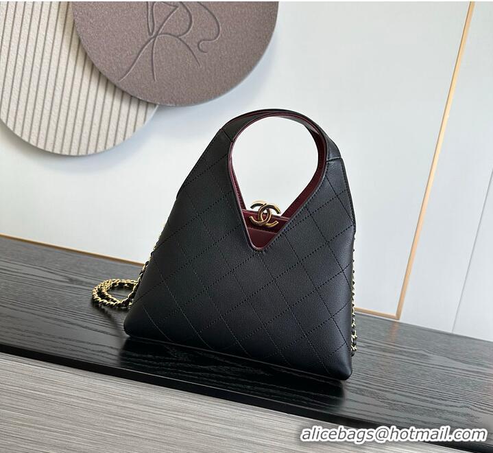 Buy Promotional Chanel Metiers D'art Shopping Bag Calfskin & Gold-Tone Metal AS5314 Black 2026